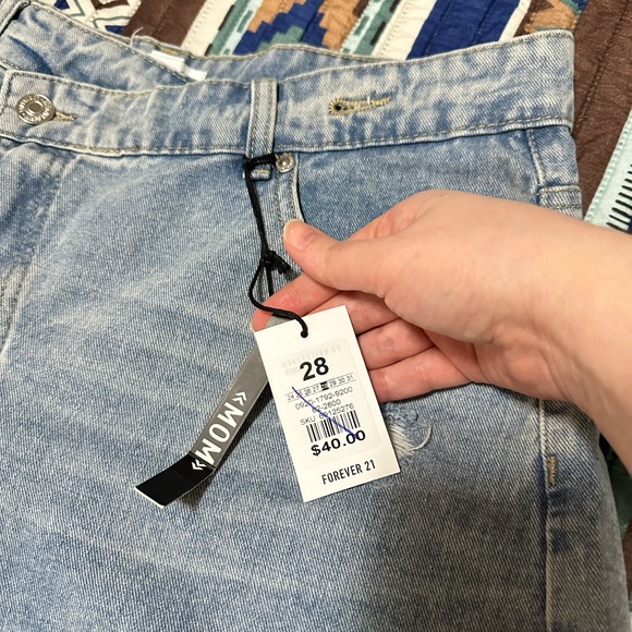 High waisted denim shorts size 28 NEW - Picture 9 of 11